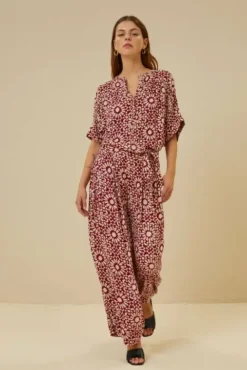 By bar Pantalon<wanda sunflower pant | sunflower print
