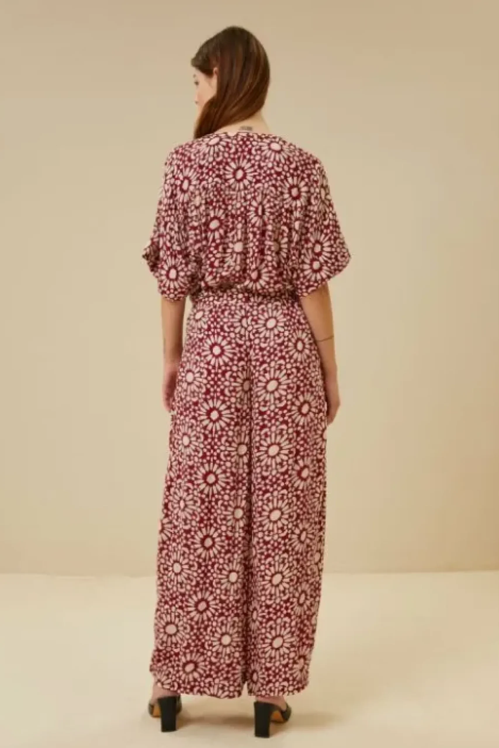 By bar Pantalon<wanda sunflower pant | sunflower print