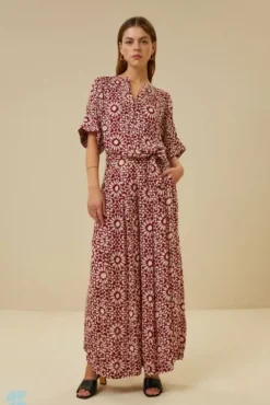By bar Pantalon<wanda sunflower pant | sunflower print