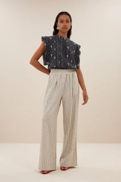 By bar Chemisiers<xena midnight ikat blouse | midnight ikat