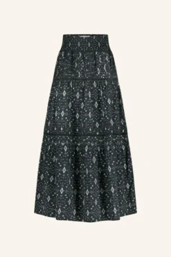 By bar Jupes<xena midnight ikat skirt | midnight ikat