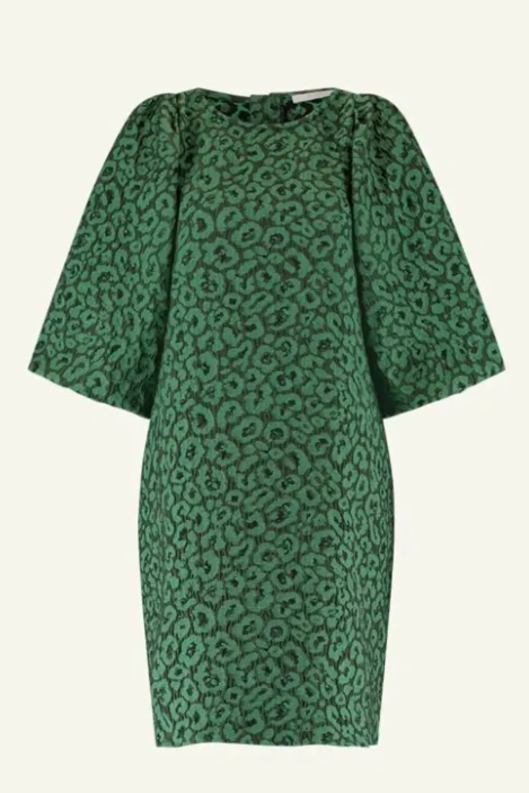 By bar Robes<zasu leo dress | green panter print
